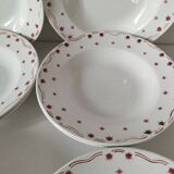 Assiettes Céranrd Saint Amand modèle star
