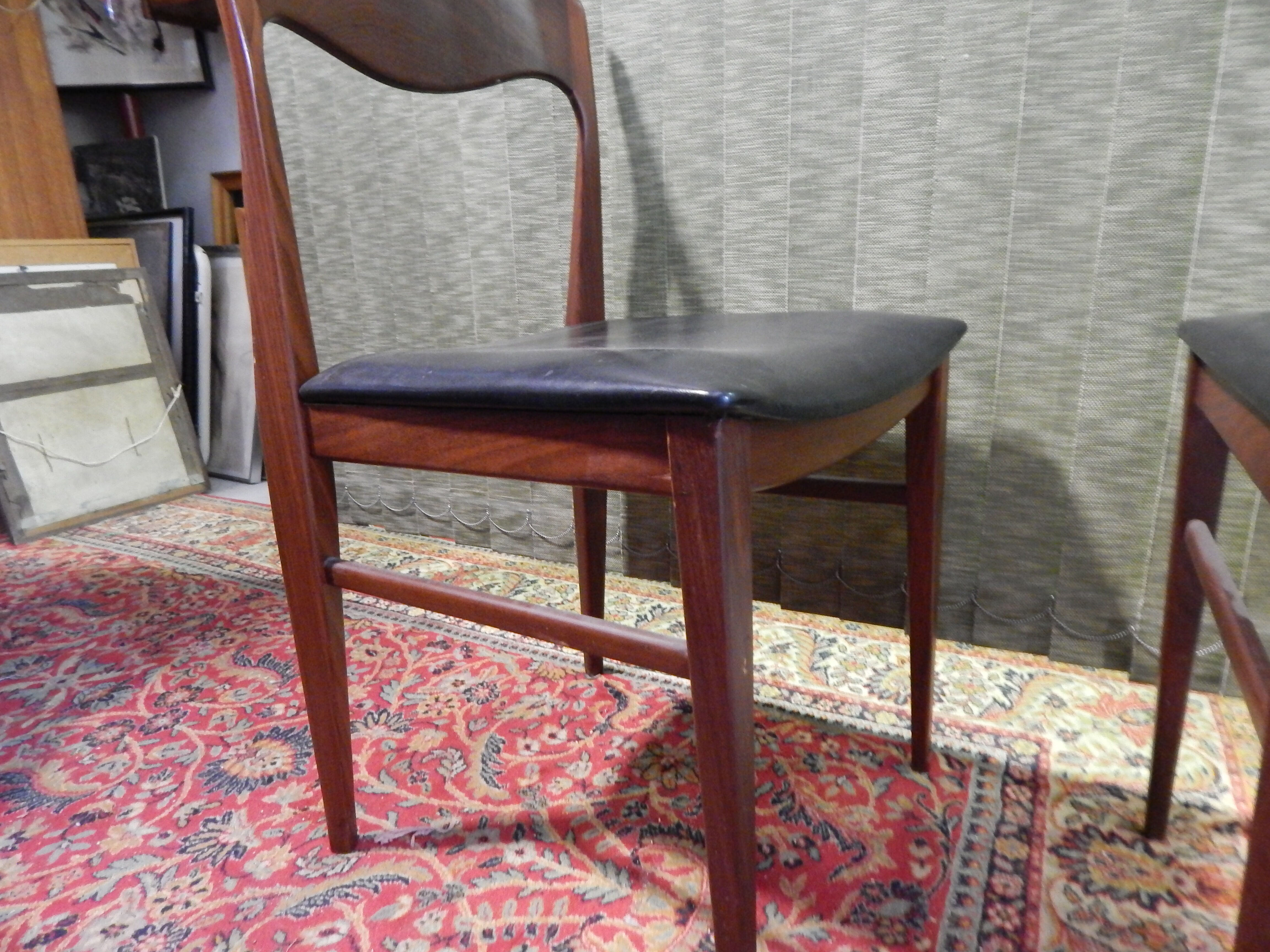 Scandinavian design chairs pair 60s