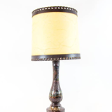 Vintage Japanese partitioned table lamp