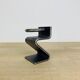 Brutalist wrought iron candlestick "Z"