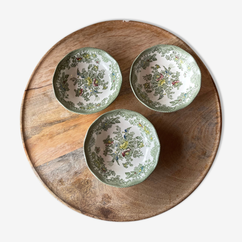 Old vintage bowls Enoch Wedgwood Tunstall Oriental Pheasants English