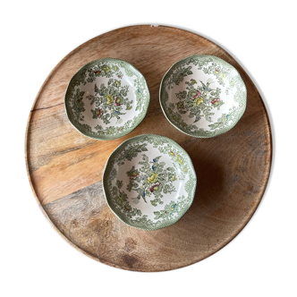Old vintage bowls Enoch Wedgwood Tunstall Oriental Pheasants English