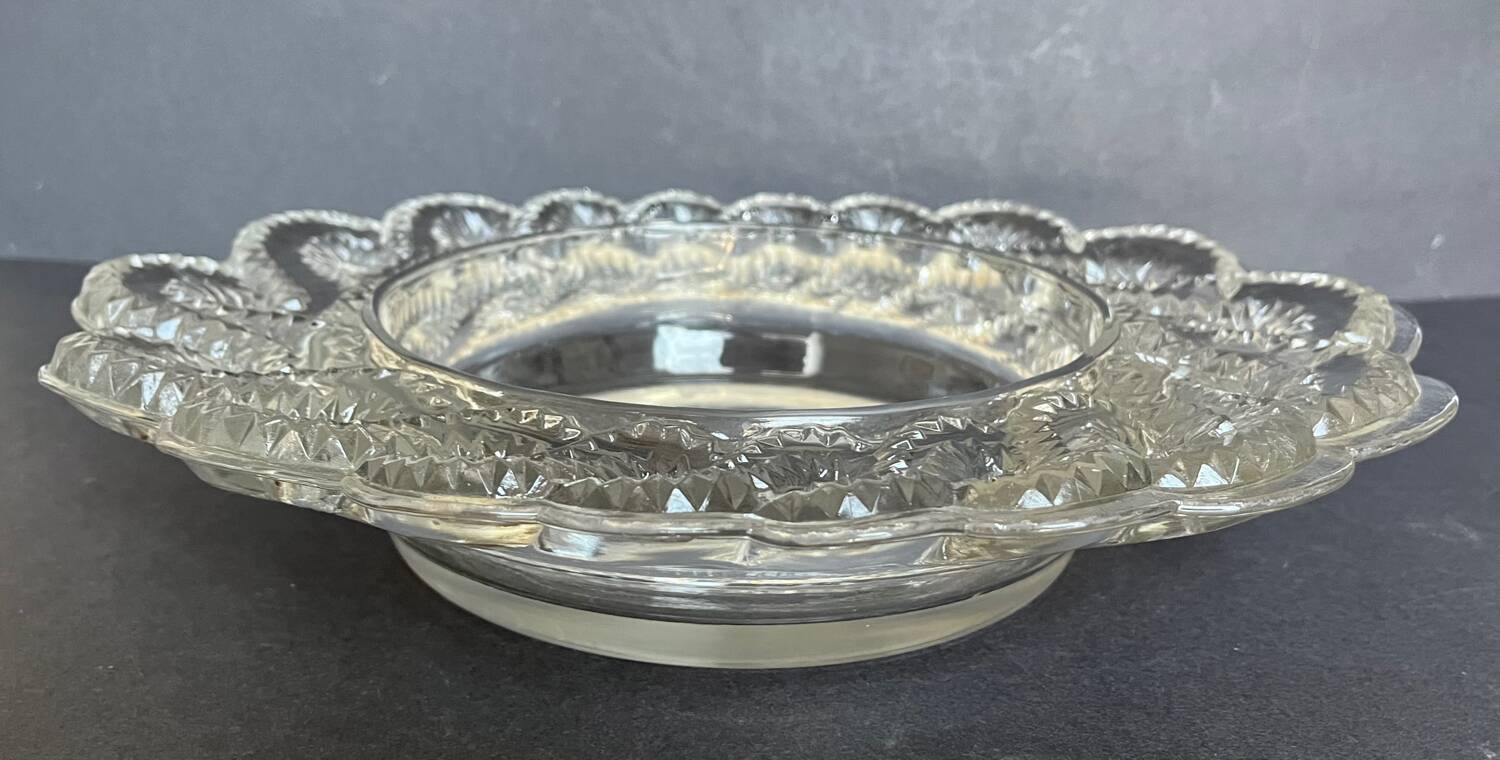 Lalique crystal centerpiece