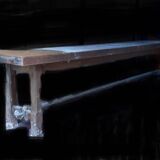 Banc en chêne vintage