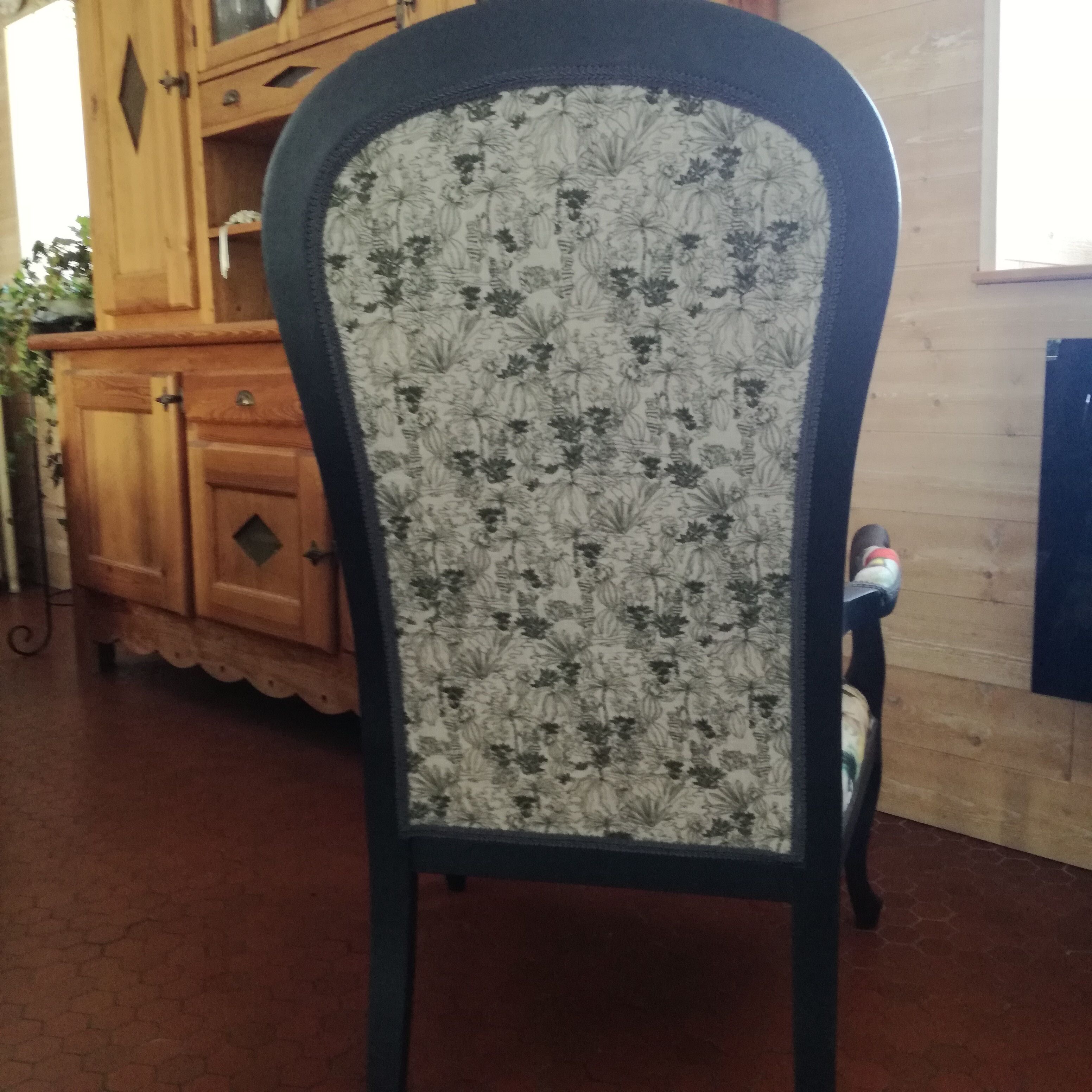 Fauteuil voltaire relooké