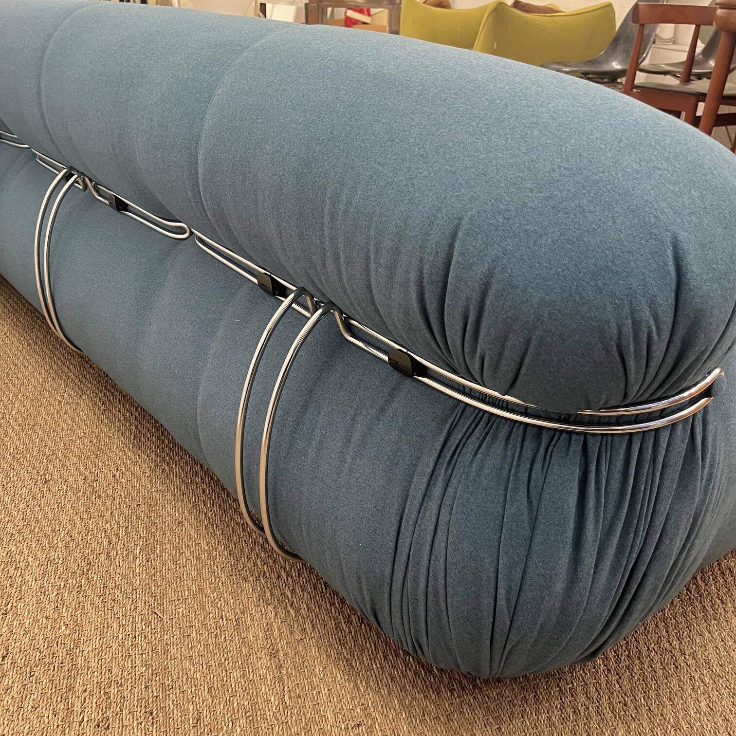 4-seater sofa Soriana Scarpa Cassina Italy circa 1970s