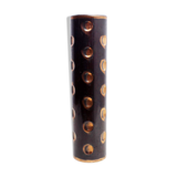 Brutalist copper vase