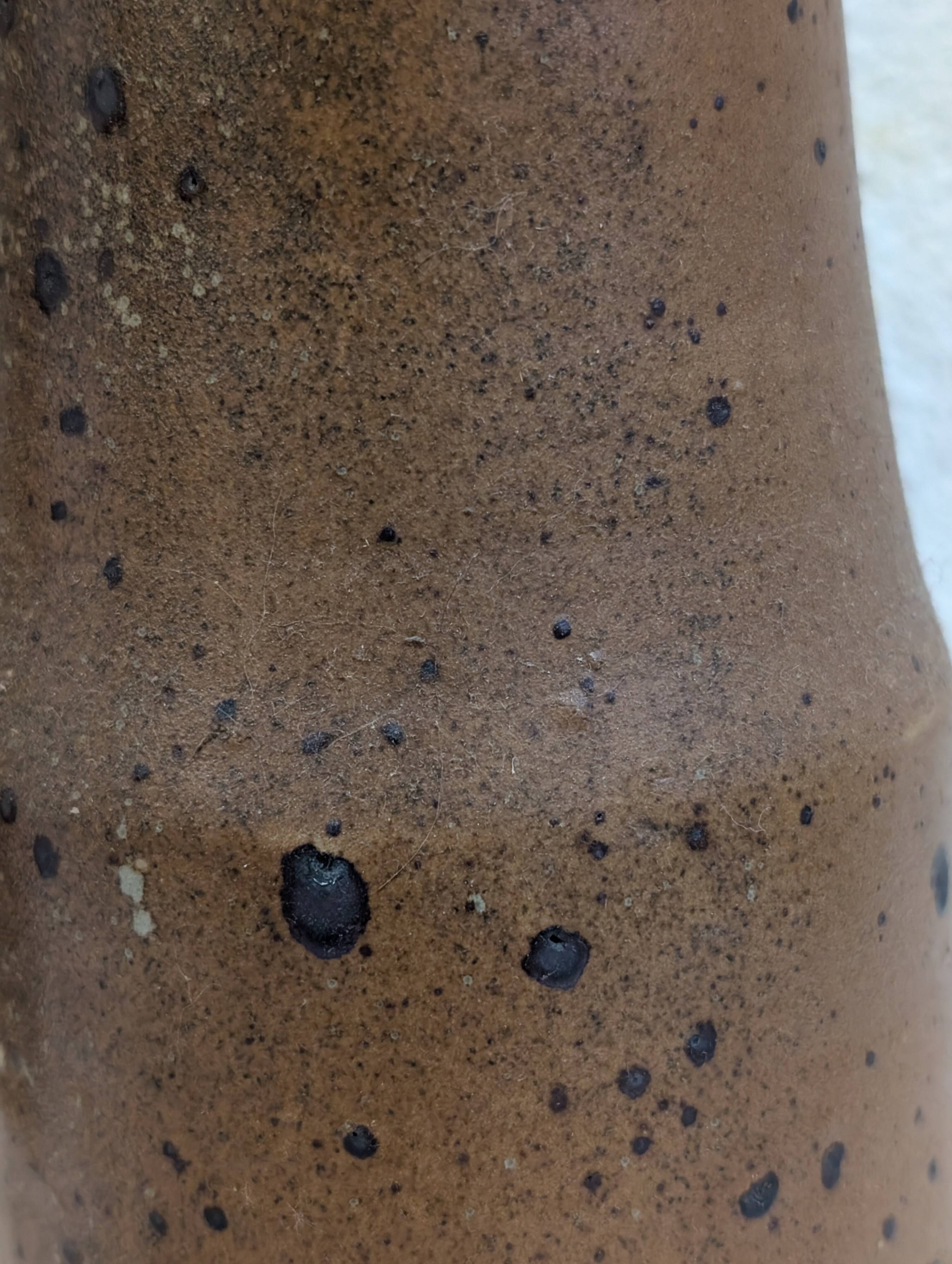 Pyrite stone vase