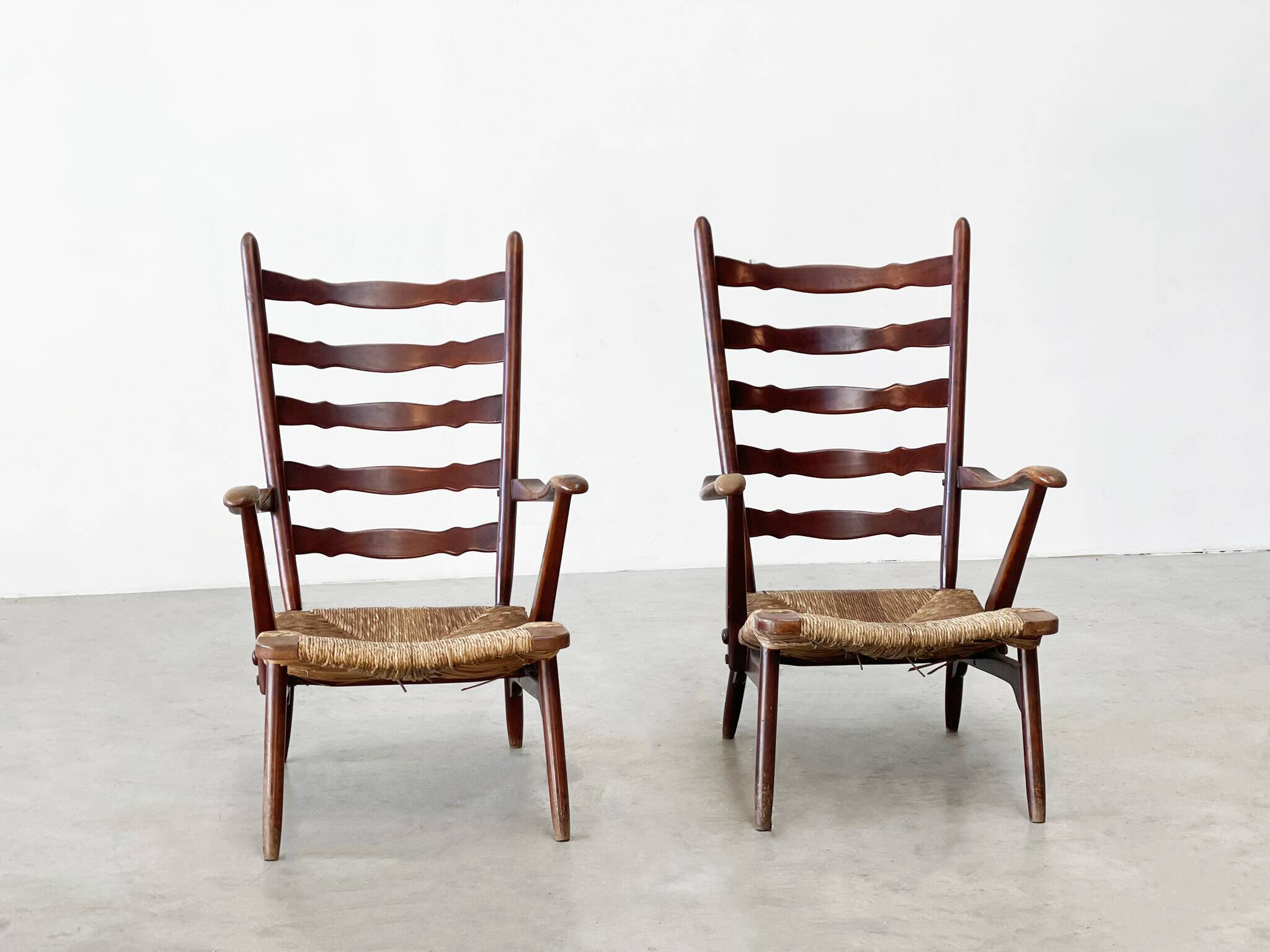 Rare set of Dester gelderland lounge chairs