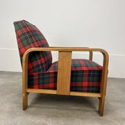 Fauteuil art déco bois années 30