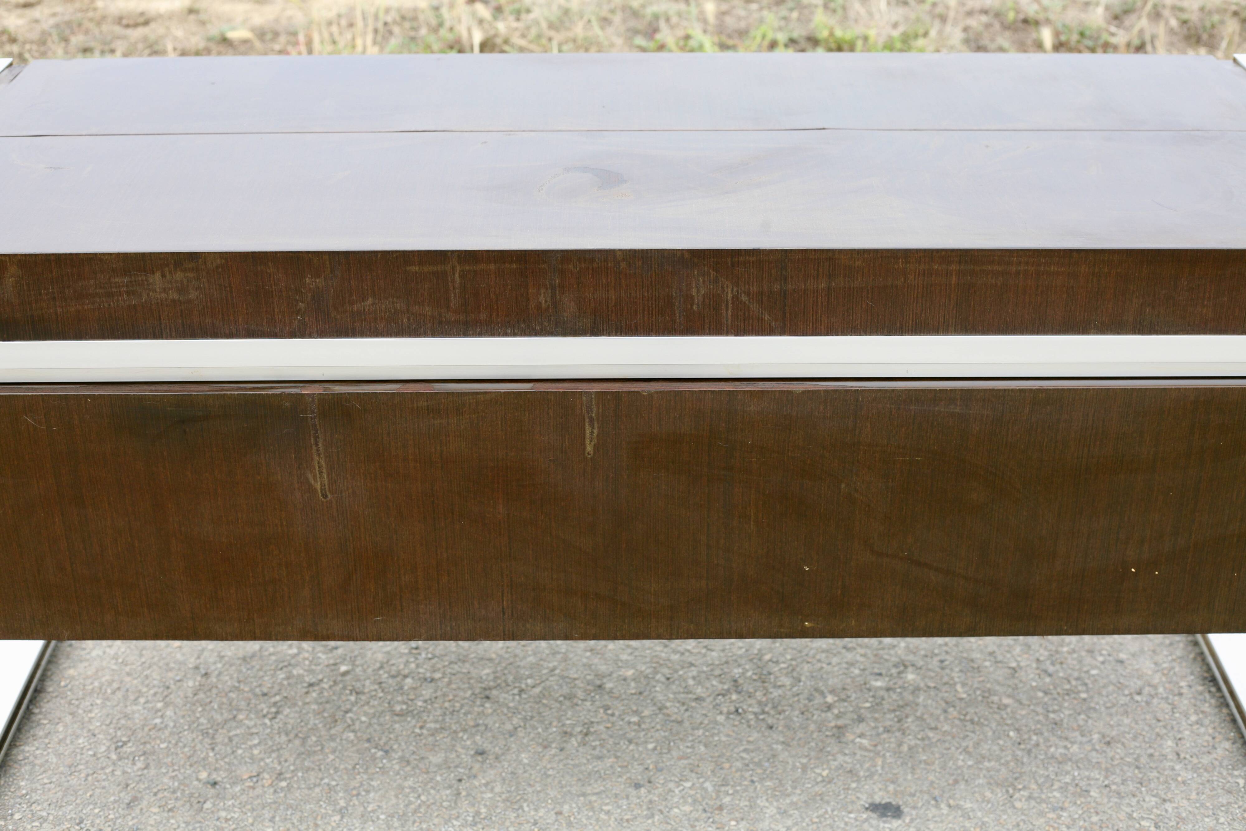 Claude Gaillard secretary sideboard, 1970s