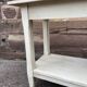 Small industrial look table commercial style drapier in 1900 shabby chic fir