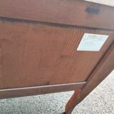 Old style chest of drawers Louis XV marquetry marble top