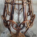 Table lamp rattan