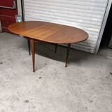 Scandinavian vintage teak round table