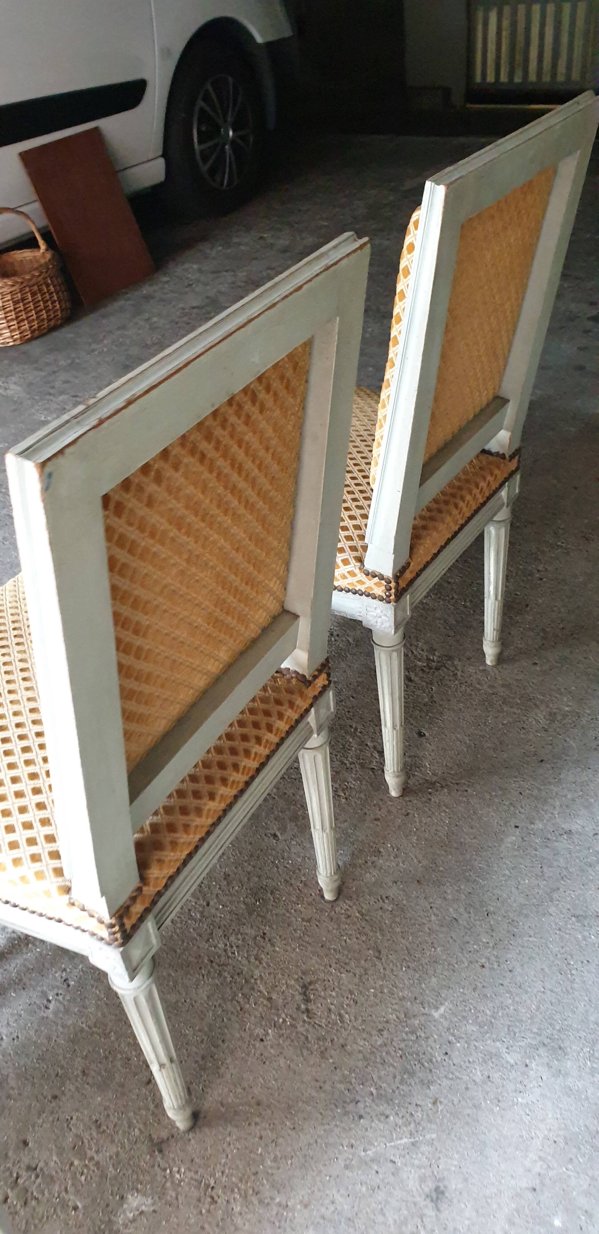 4 Louis xvi chairs, Trianon model