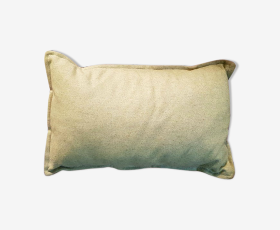 Coussin rectangulaire en feutrine vert