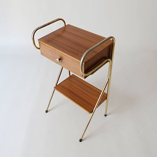 Table de chevet Jacques Hitier design 1960 1970