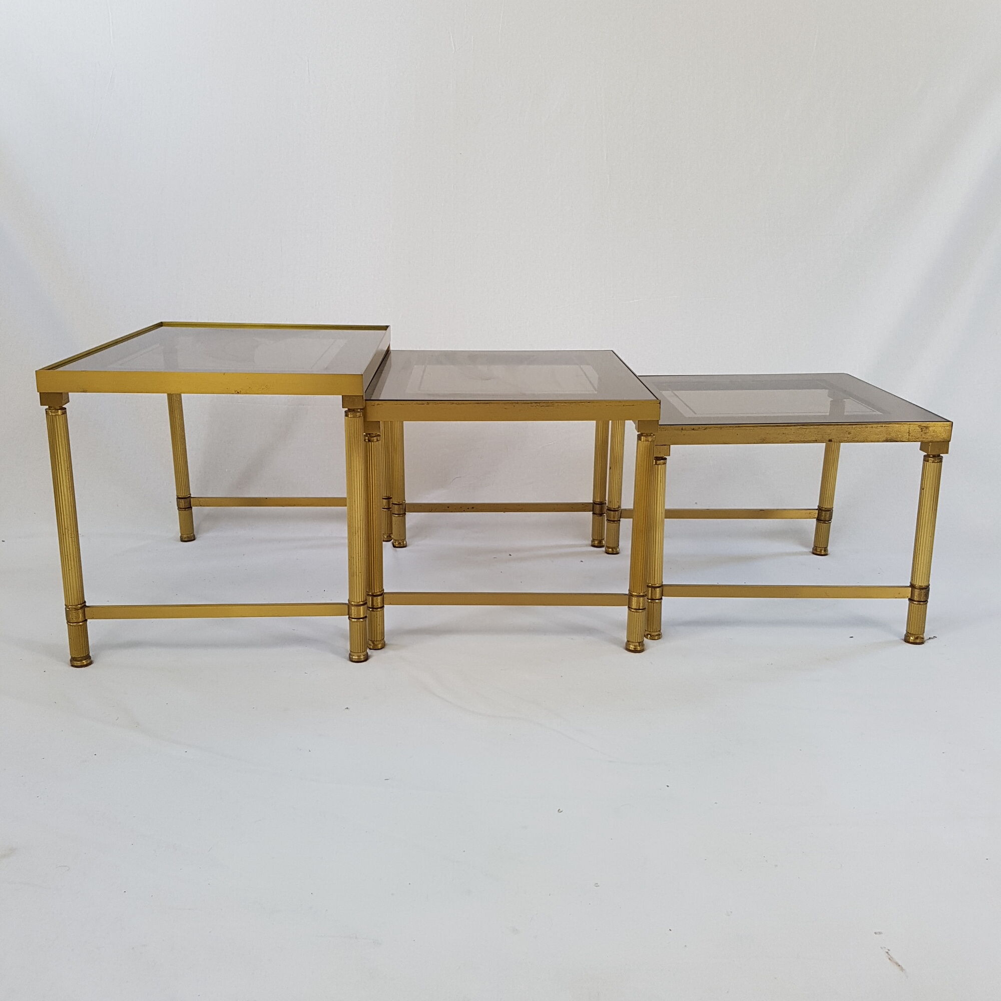 Brass pull-out tables
