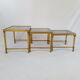 Brass pull-out tables