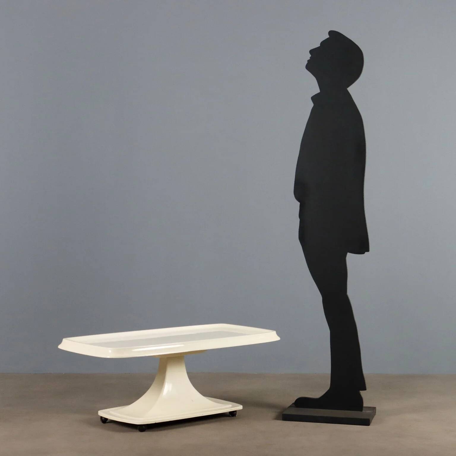 Table basse vintage en plastique, années 1970