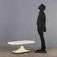 Table basse vintage en plastique, années 1970