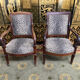 2 armchairs restoration with stock