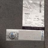 Green checkered wool carpet