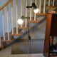 Floor lamp 2 adjustable spots 70s Hustadt-Leuchten