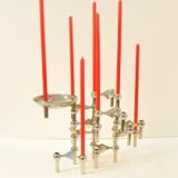 9 candlesticks and a Nagel Cup