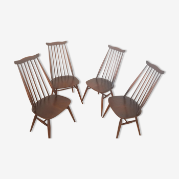 Set of 4 Ercol chairs