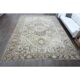 1960s Vintage Persian Handmade Wool Cotton Light Brown Area Rug 283x374