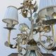 Florentine lamp with foliage from the 1970s.