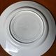 Set of 4 antique dessert plates, Terre de Fer floral pattern.
