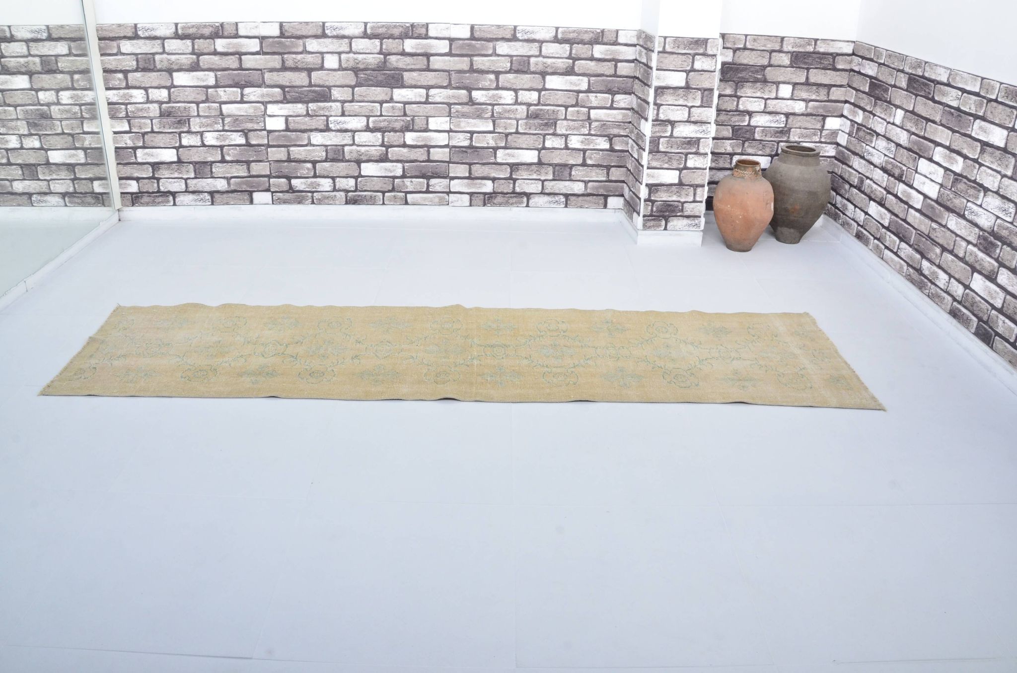 Oushak Vintage Runner Rug sku 3419