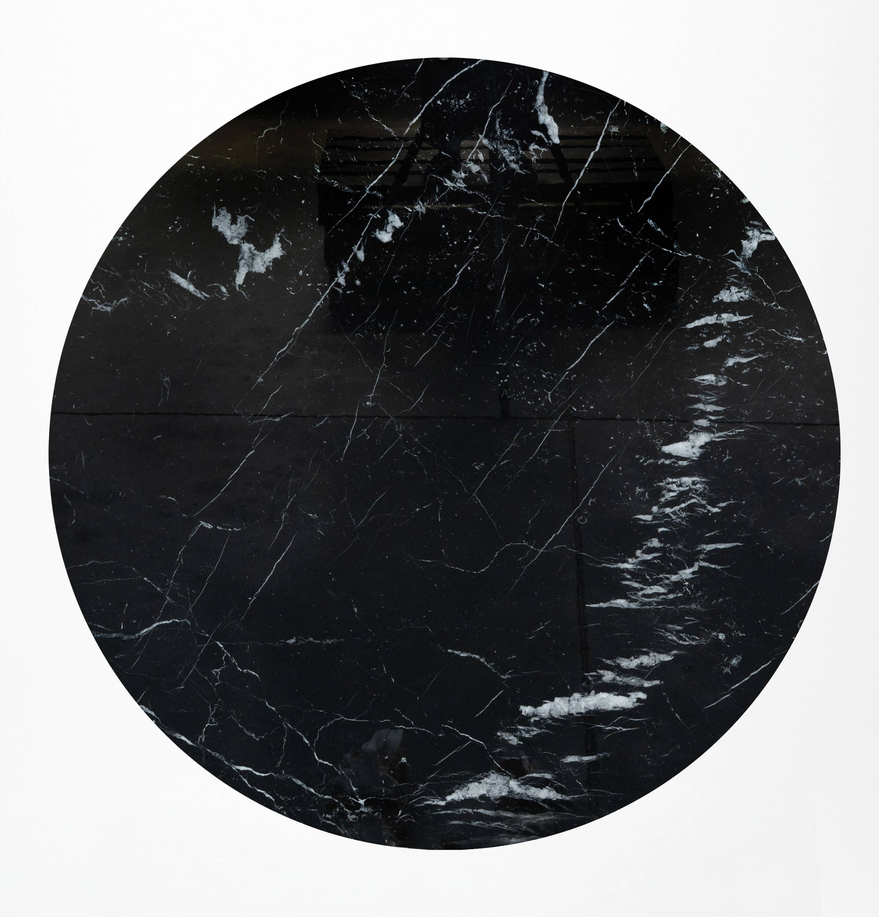 Original Knoll Tulip dining table (120cm) Nero Marquina glossy LIKE NEW!