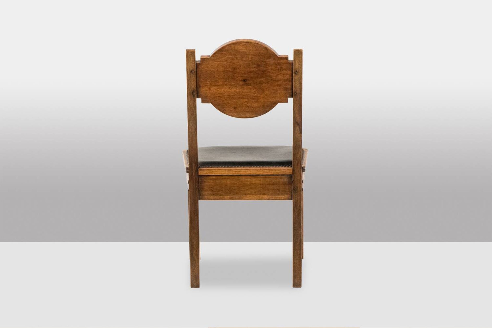 Étienne Kohlmann. Set of 6 Modernist style chairs. 1960s.