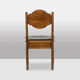 Étienne Kohlmann. Set of 6 Modernist style chairs. 1960s.