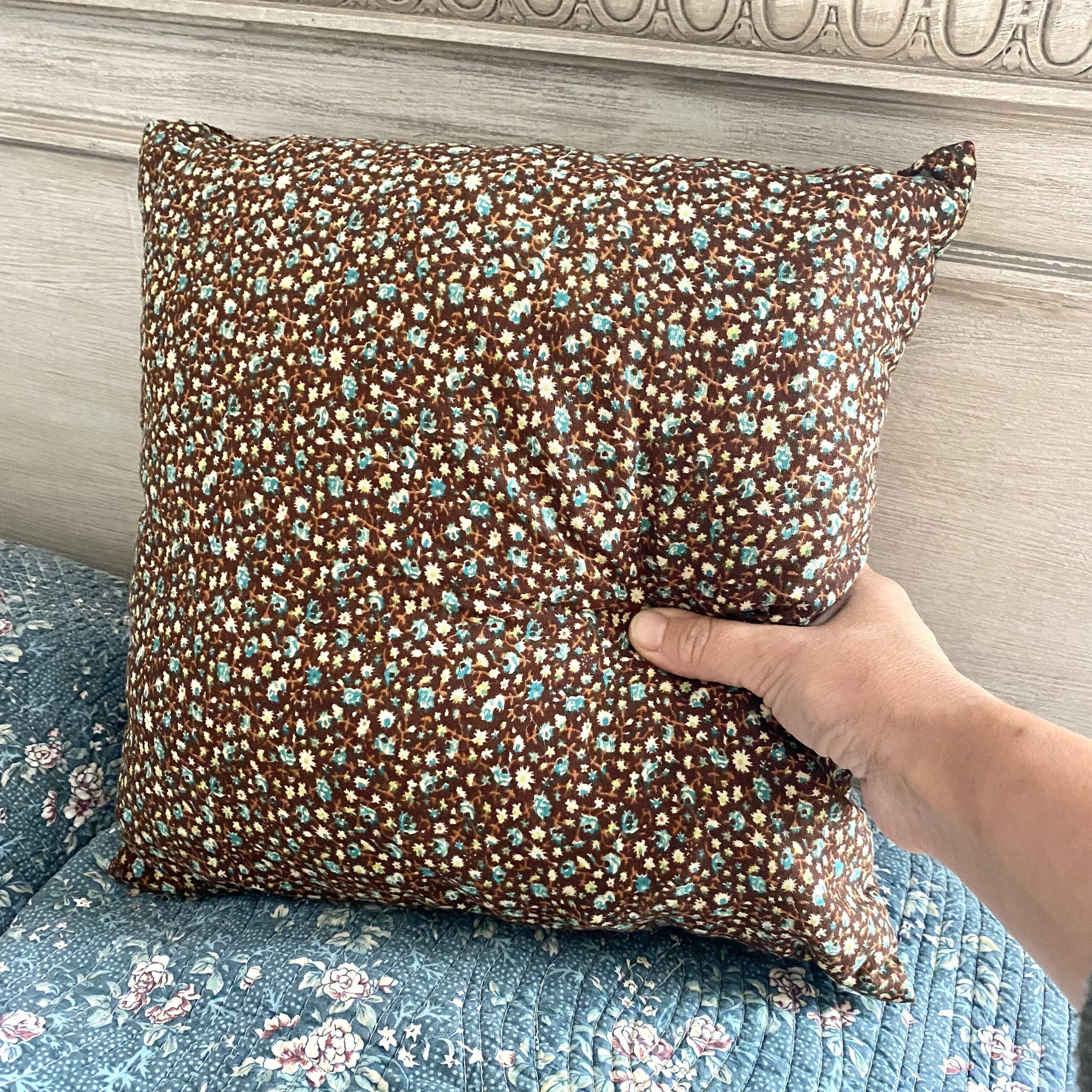 2 vintage floral cushions