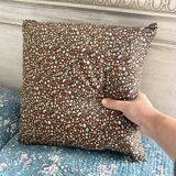 2 vintage floral cushions