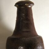 Lot de trois bouteilles anciennes en grès