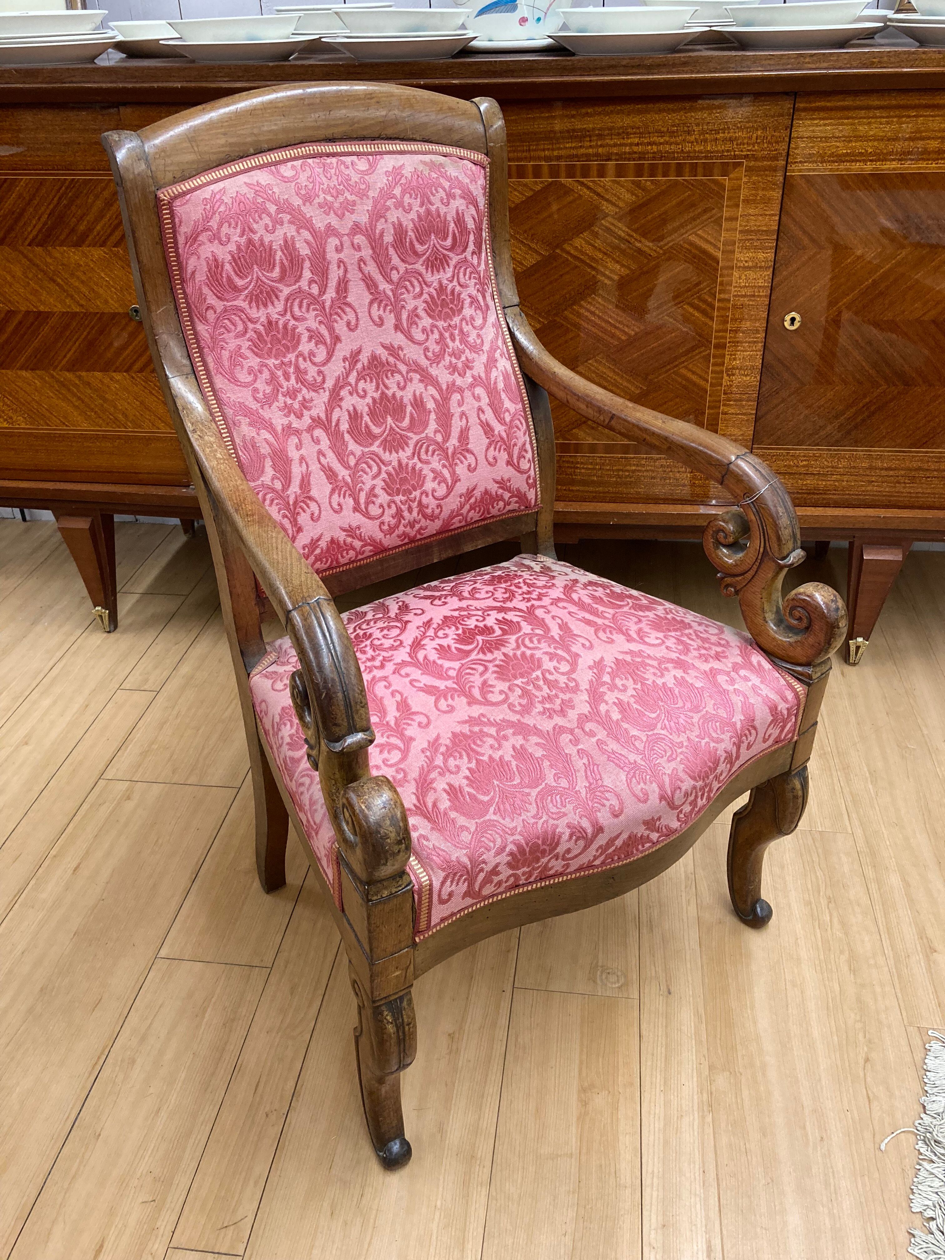 Louis-Philippe period armchair