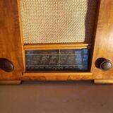 Radio TSF vintage, poste radio art déco