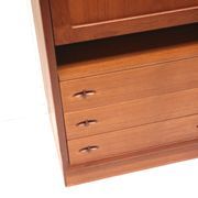 Vintage secretary desk designed by Henry W. Klein for Bramin made in the 1960s