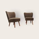 Deux fauteuils cocktail du milieu du siècle
