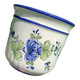Retro hand-painted plant pot