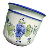 Retro hand-painted plant pot