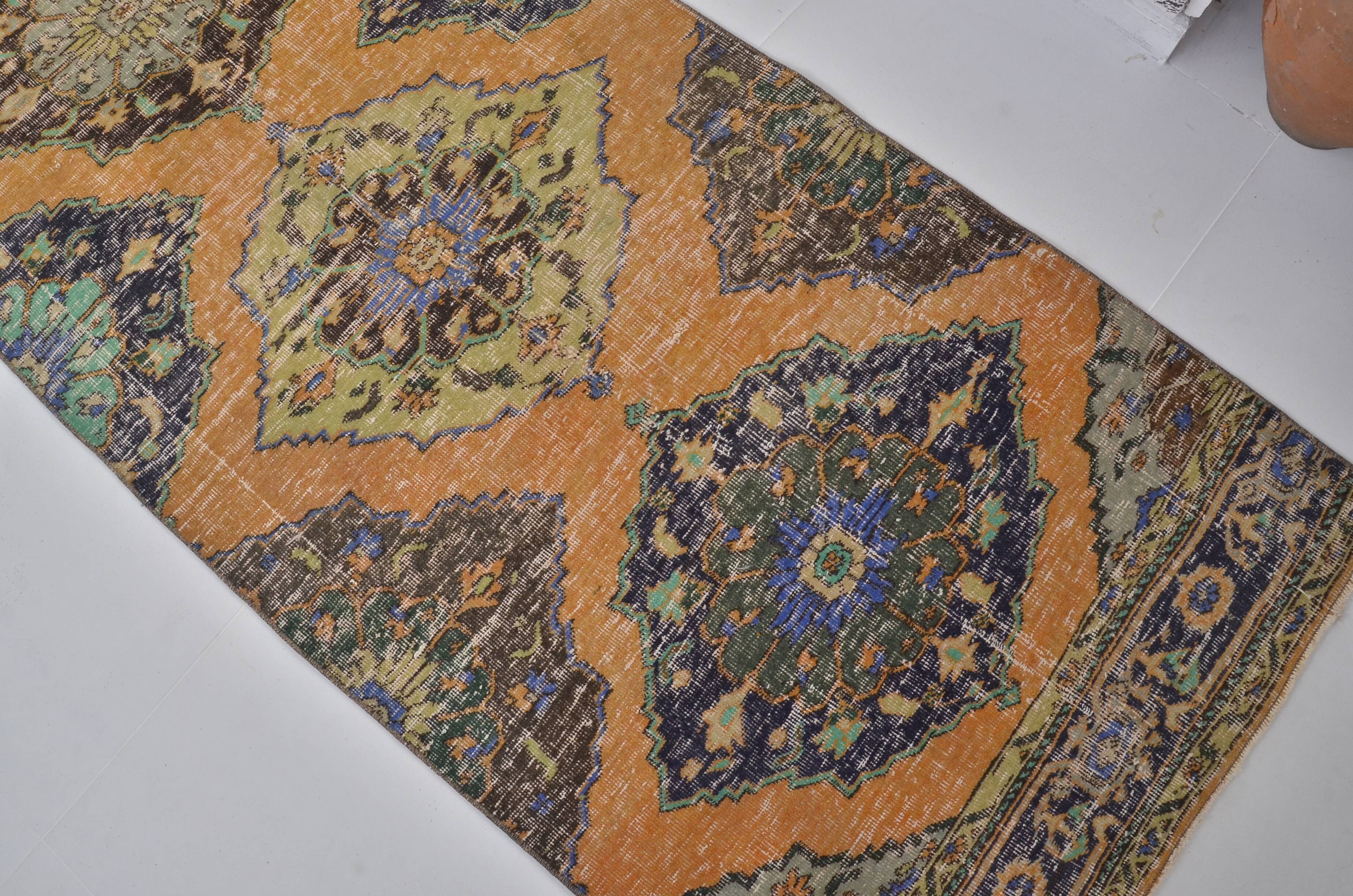 Colourful Vintage Oushak Runner Sku2480