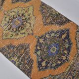 Colourful Vintage Oushak Runner Sku2480