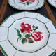 4 Digoin Sarreguemines plates
